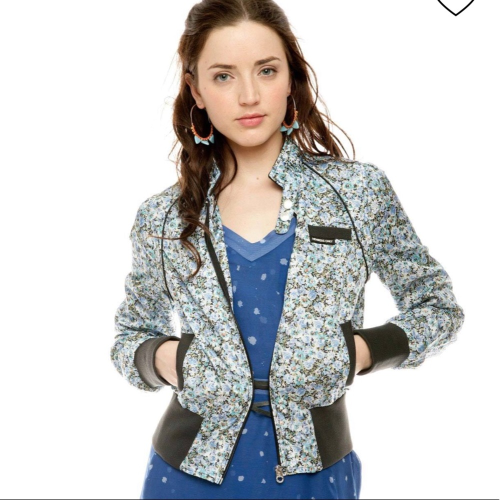 Members Only MO Floral Bomber Jacket
